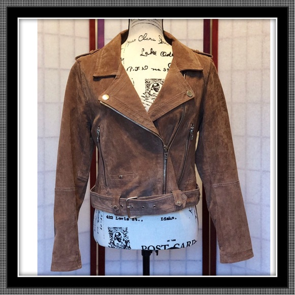Blank NYC Jackets & Blazers - Beautiful Suede Moto Jacket - NWOT - Size M